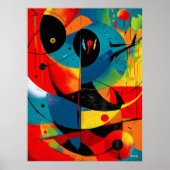 Solar Geometry II – Mid-Century Abstract Construct Poster (Voorkant)