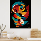 Solar Mechanism – Dynamic Geometric Abstraction Poster (Keuken)