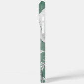 Solar Mystique | Dusty Green Silver Moon Stars Sun Case-Mate iPhone Case (Achterkant / Links)