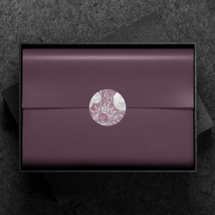 Solar Mystique Roze zilver Moon Stars Sun Eyes Ronde Sticker