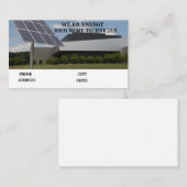 Solar Panel Company Visitekaartje (Voorkant / Achterkant)