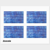 Solar panel rechthoekige sticker (Vel)