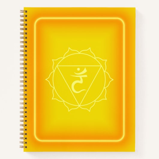 Solar Plexus Chakra Journal Notitieboek (Voorkant)