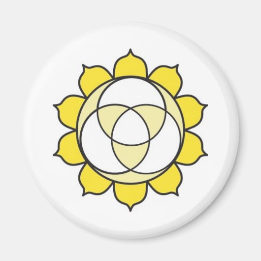 Solar Plexus Chakra Magnet Magneet (Voorkant)