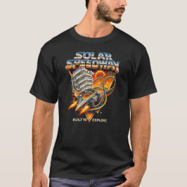 Solar Speedway – Retro Ruimte Race Avontuur Desi T-shirt