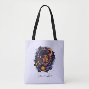 Solar System Afro Woman Draagtas