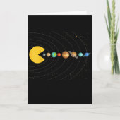 Solar System Astronomy Space Video Games Funny Gra Kaart (Voorkant)