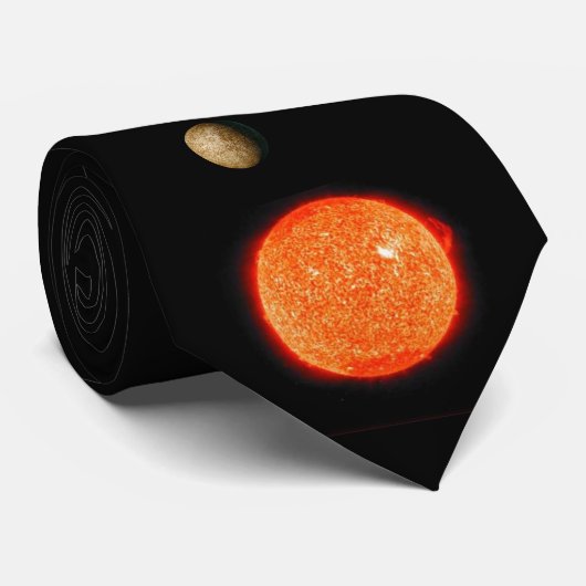 Solar System bijgewerkt Stropdas (Opgerold)