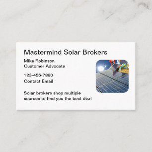 Solar System Broker Visitekaartjes