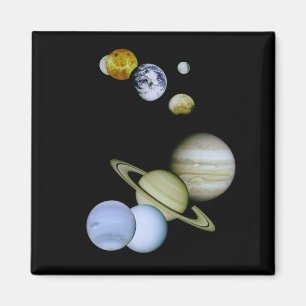 Solar System Magnet Space - Astronomie Science gif Magneet