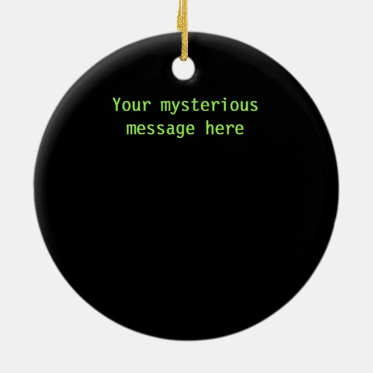 Solar System Planets in Space Monogramed Custom Keramisch Ornament (Achterkant)