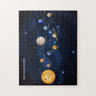 Solar System Planets jigzaagpuzzel Legpuzzel