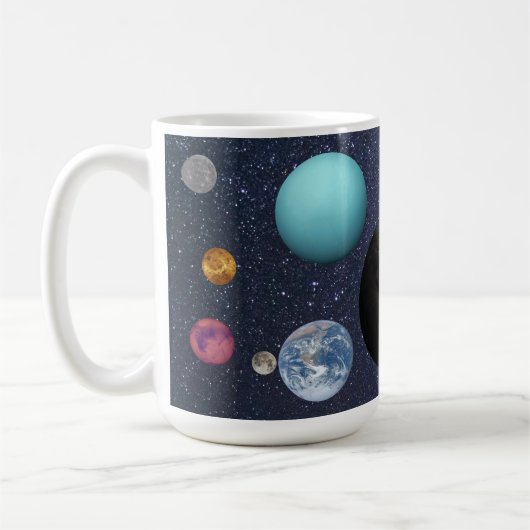 Solar system planets koffiemok (Links)