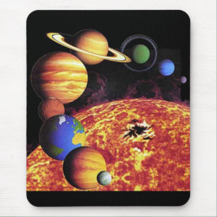 Solar System Planets Mousepad Muismat