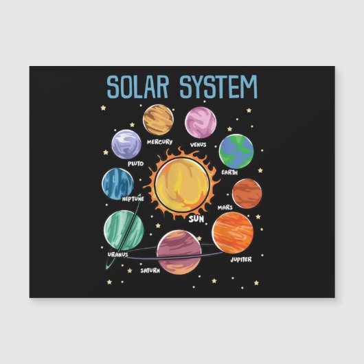 Solar System Planets Science Space Boys Girls STEM (Voorkant)