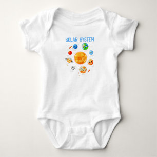 Solar System Planets Science Space Boys Girls STEM Romper