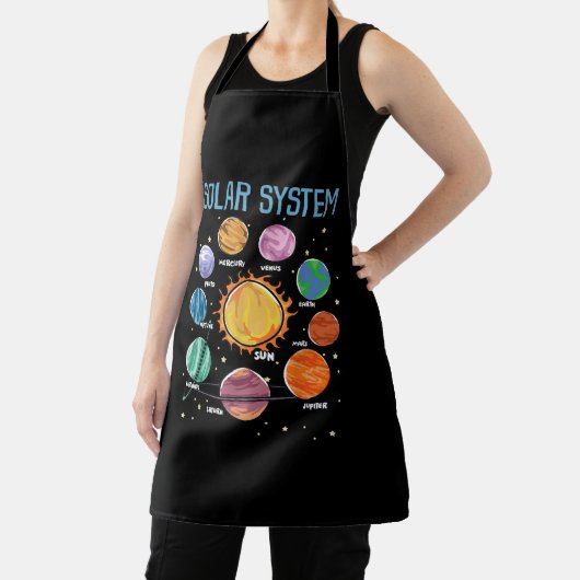 Solar System Planets Science Space Boys Girls STEM Schort (Insitu)