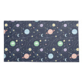 Solar System Planets Seamless Pattern Kussensloop (Achterkant)