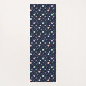 Solar System Planets Seamless Pattern Yogamat (Achterkant)