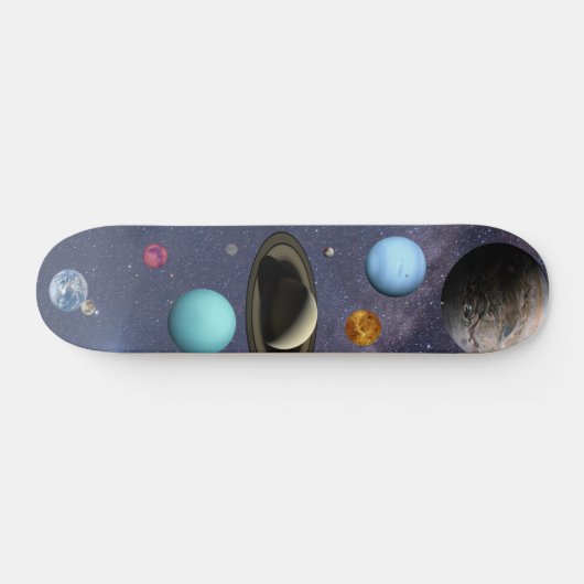 Solar system planets Skateboard (Horz)