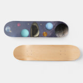 Solar system planets Skateboard (Horz)
