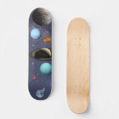 Solar system planets Skateboard (Recto)