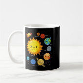 Solar System Sun Planets Rocket Space Galaxy Kids  Koffiemok (Links)