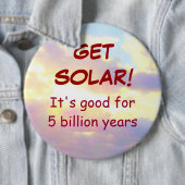 SOLAR-toets Ronde Button 6,0 Cm (In situ)