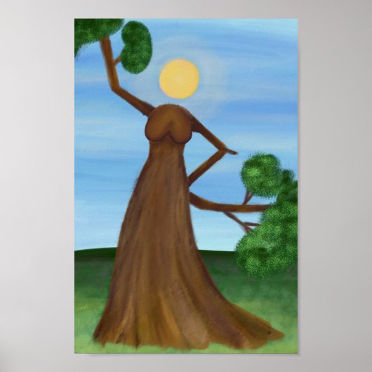 Solara van het bos poster (Voorkant)