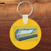 Solarium Sunbed Tanning Sleutelhanger (Voorkant)