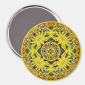 solarplexuschakramandala3 magneet (Voorkant / Achterkant)