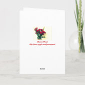 Soldaat Boy Brave an' Fine Valentijn Card Feestdagen Kaart (Achterkant)