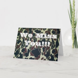 Soldaat Camo Wenskaart Kaart