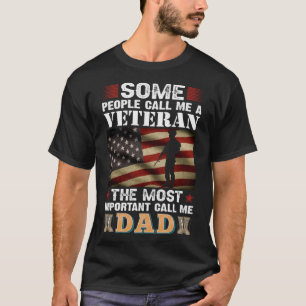 Soldaat Honor Duty America Mensen noemen me Vetera T-shirt