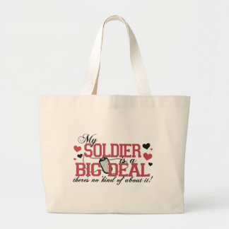 Soldaat is een grote deal tote bag