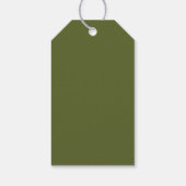 Soldaat Joe GI Camouflage Party Cadeau Labels Cadeaulabel (Achterkant)