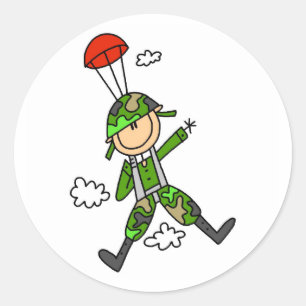 Soldaat Jumper Ronde Sticker