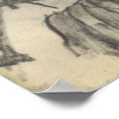 Soldaat loopt met MG Poster (Hoek)