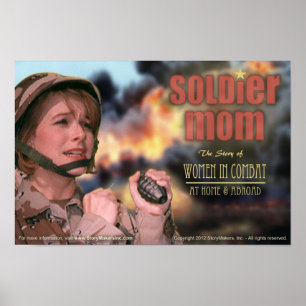 Soldaat Mam Poster (extra klein)