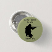 Soldaat On Duty Design Round-Button Ronde Button 3,2 Cm (Voorkant /achterkant)