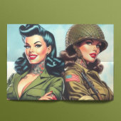 soldaat pin-ups tissuepapier