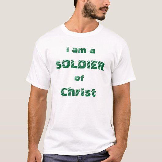 Soldaat van Christus T-shirt (Voorkant)