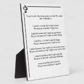 Soldaat van de burgeroorlog Prayer Fotoplaat (Zijkant)