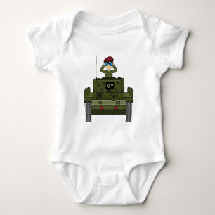 Soldaat van het Britse leger in Tank Creeper