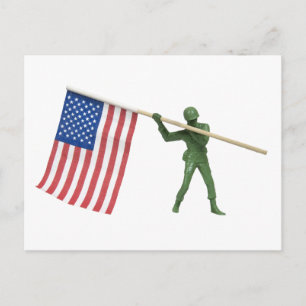 SoldaatAmericanFlag1072509 Briefkaart