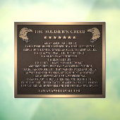 Soldachtencreed Raamsticker (Vel 3)