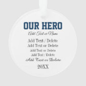 Soldat et drapeau américain - Appréciation (dos)