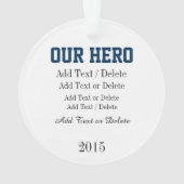 Soldat et drapeau américain - Appréciation (dos)