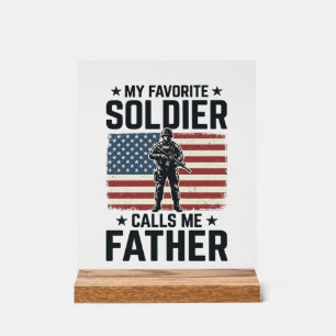 Soldat Patriotique Père Chemise Vector Vintage Des