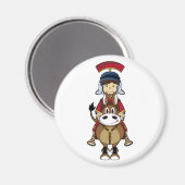Soldat romain et aimant à cheval (Recto/Verso)